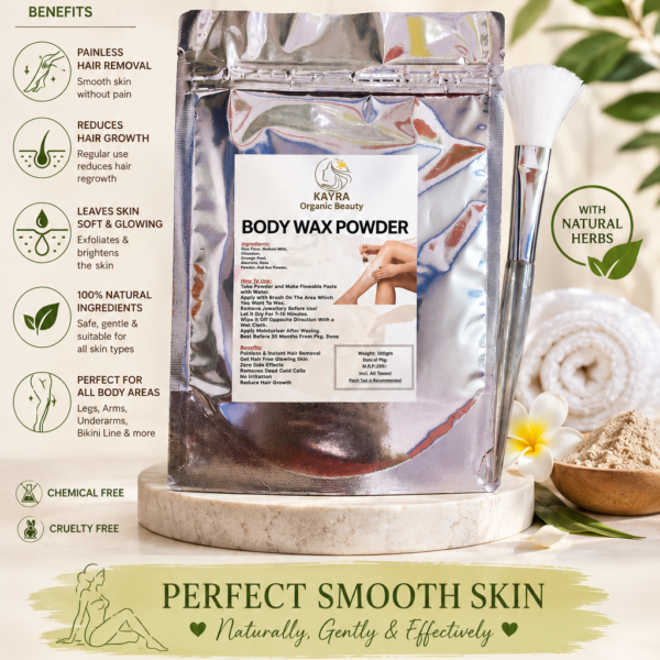 Natural Body Wax Powder